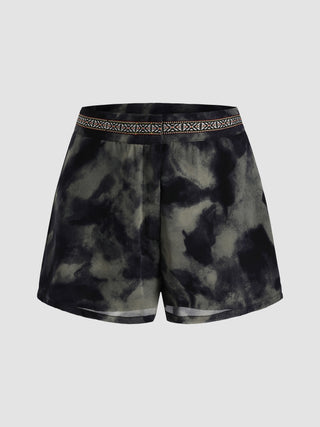 Tie Dye Mini Shorts