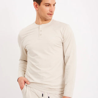 TOKACHI LONG SLEEVE HENLEY