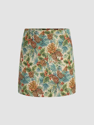 Tropical Mini Skirt