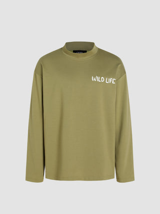 Unisex Wild Life Long Sleeve Tee