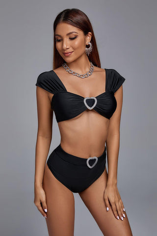 Valia Love Swimsuit  Black