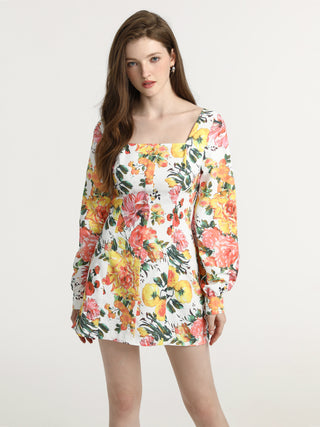 Villa Rosa Floral Mini Dress